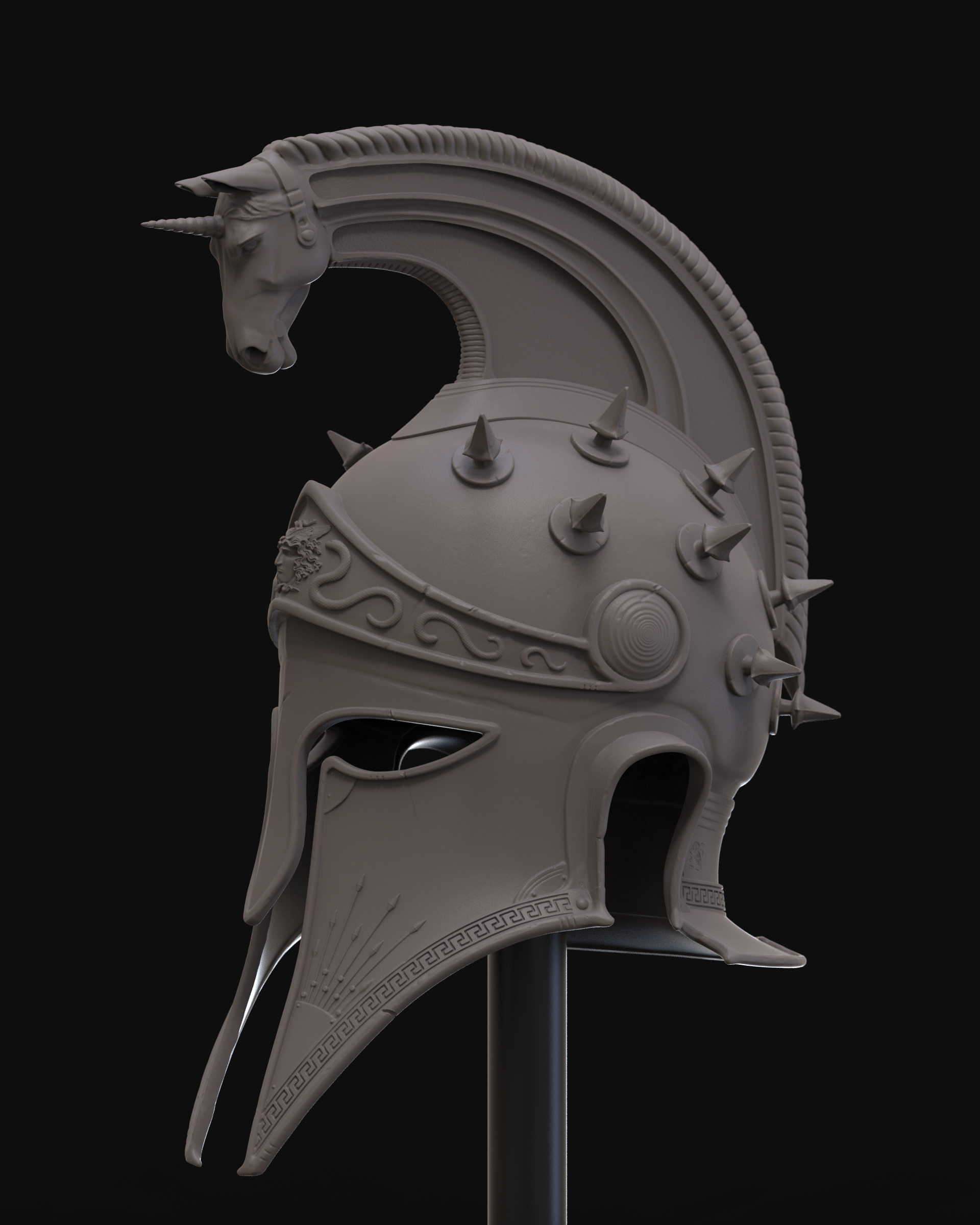 Perseus Helm II 3D print model_6
