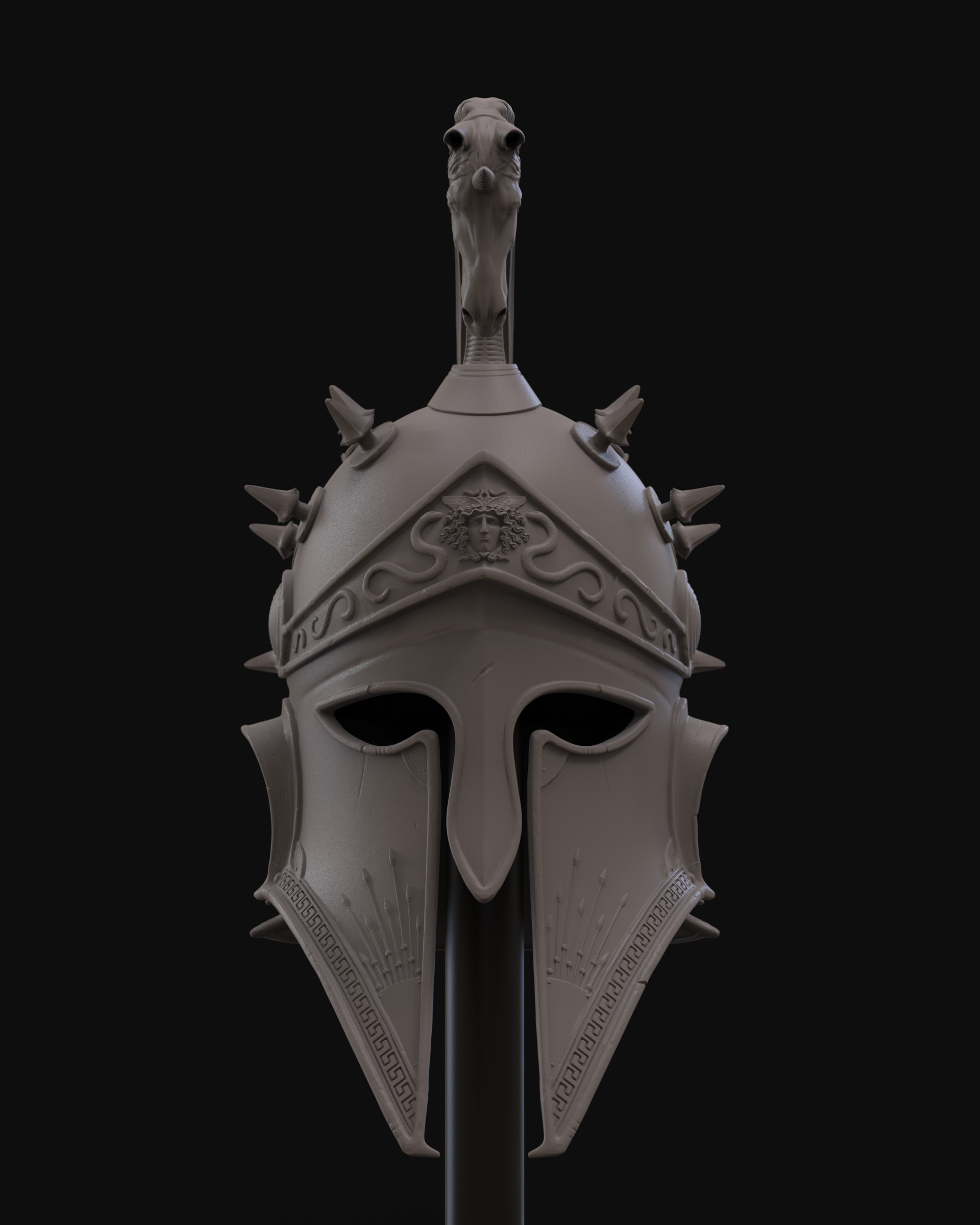 Perseus Helm II 3D print model_10