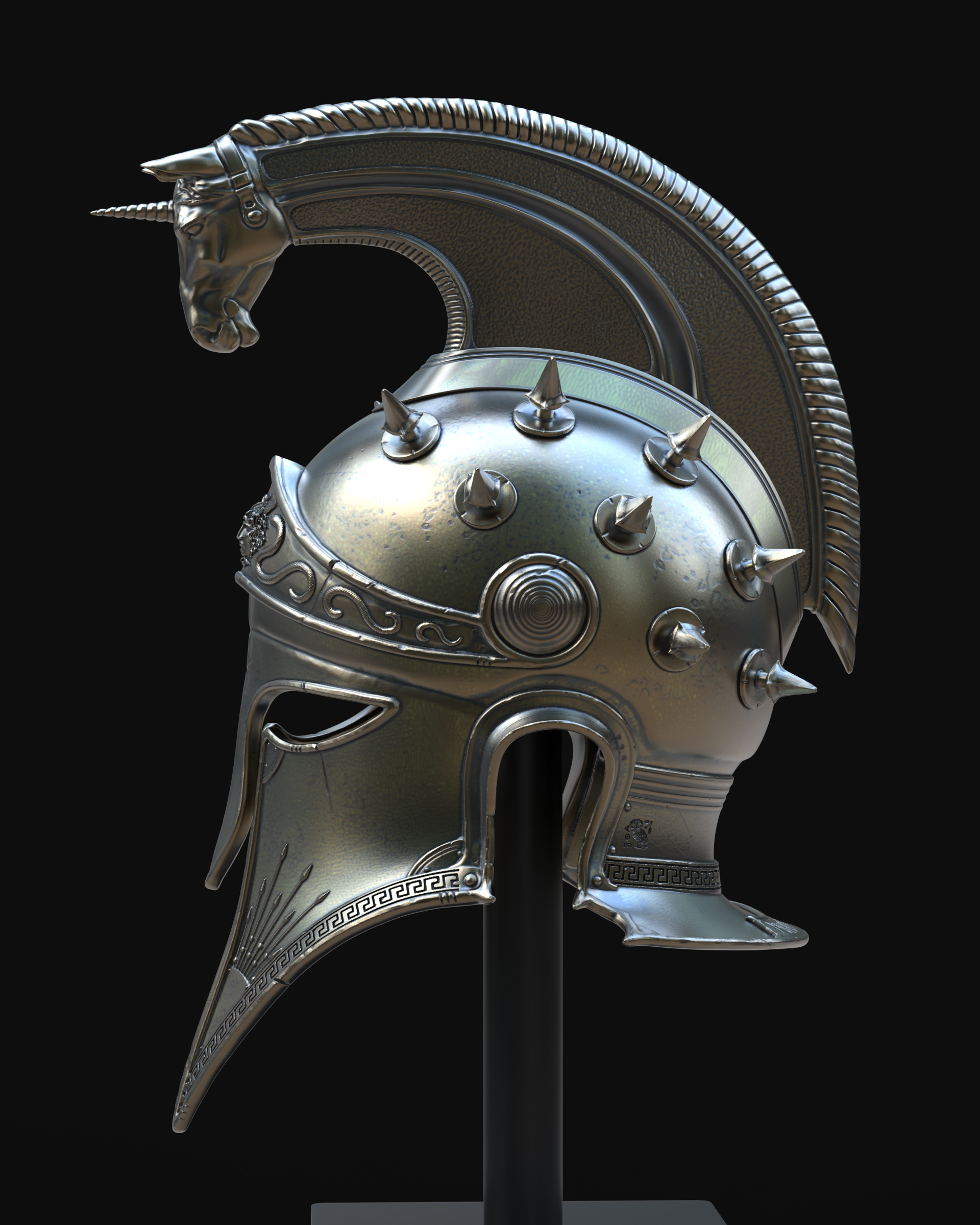 Perseus Helm II 3D print model_12