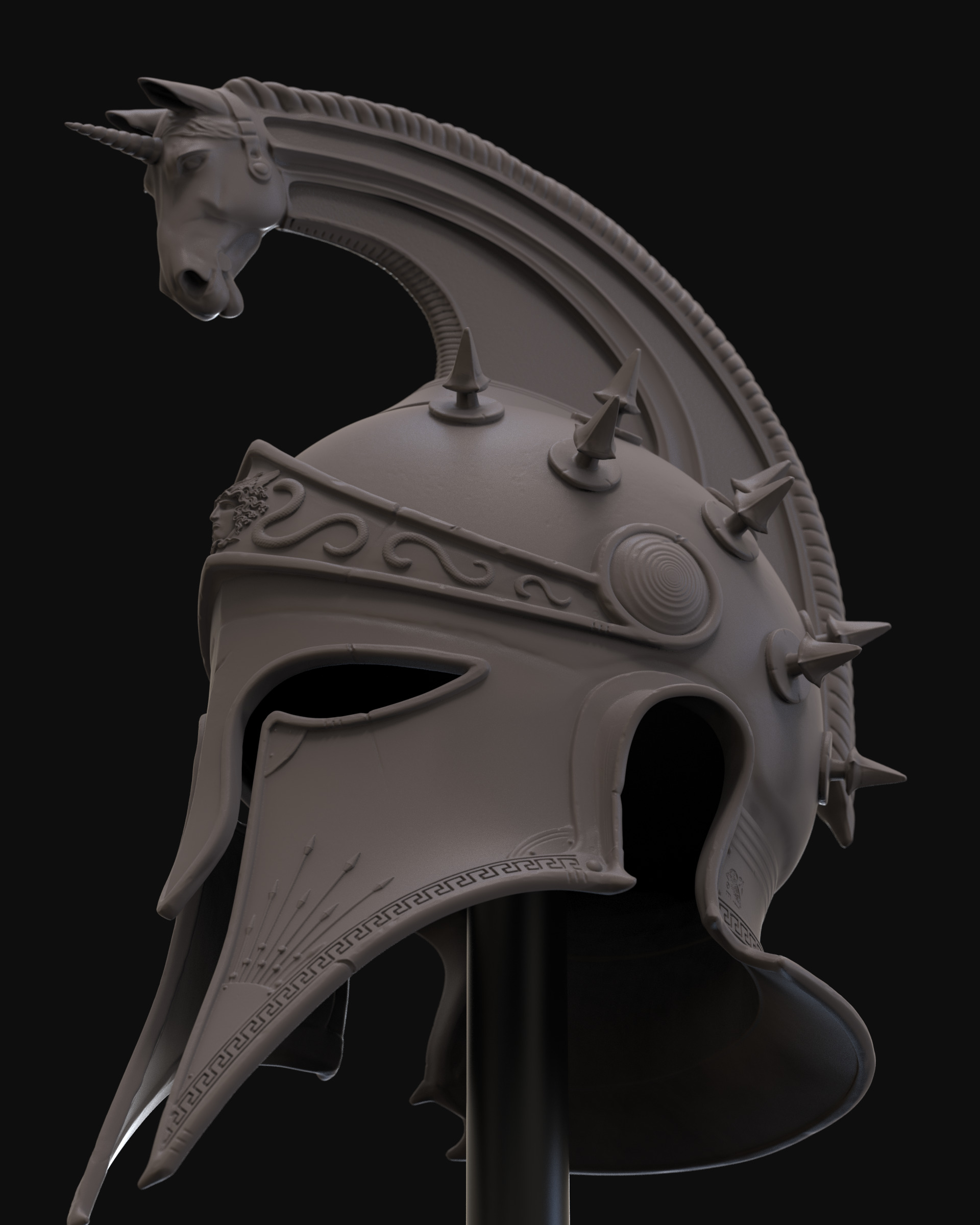 Perseus Helm II 3D print model_1