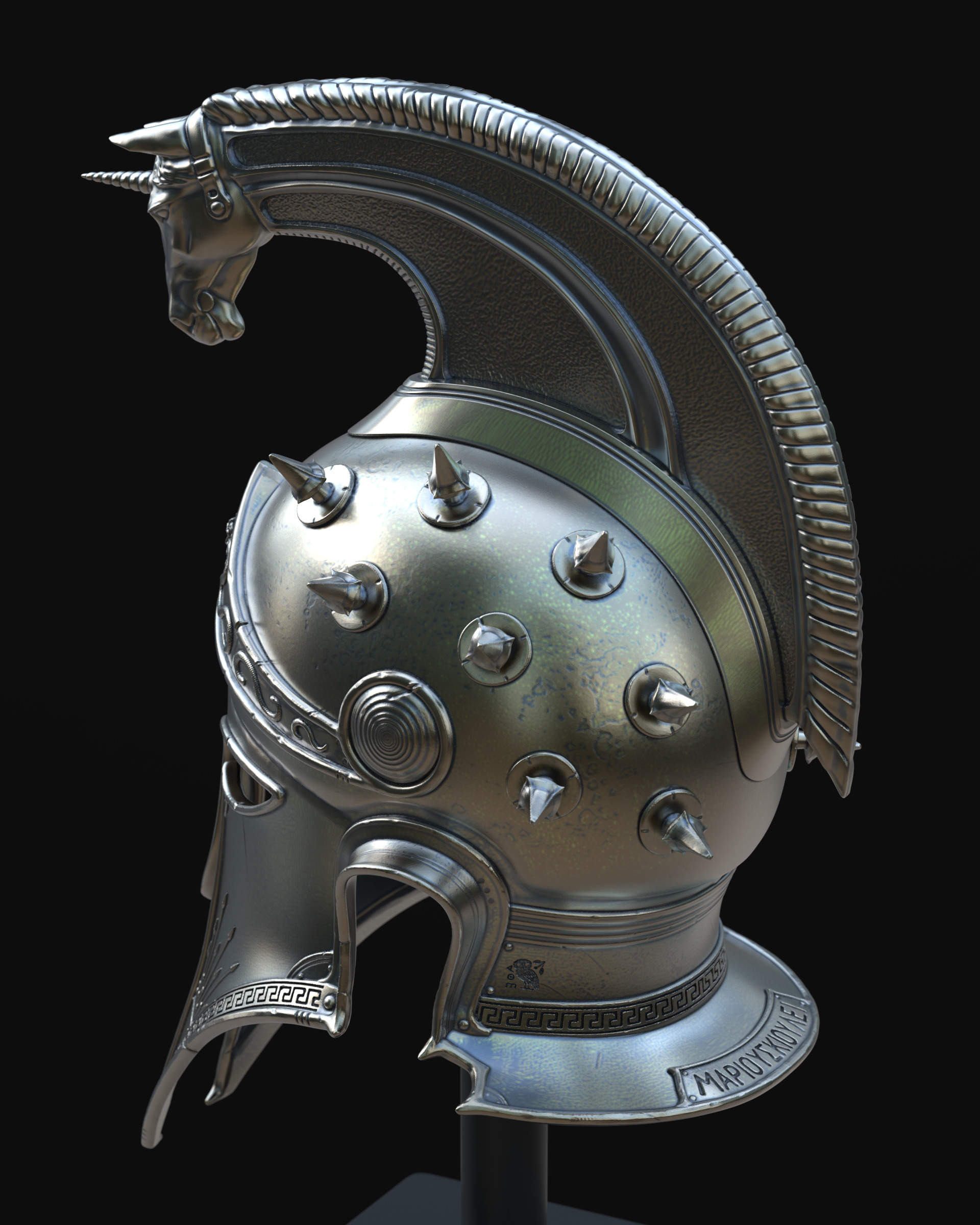Perseus Helm II 3D print model_4