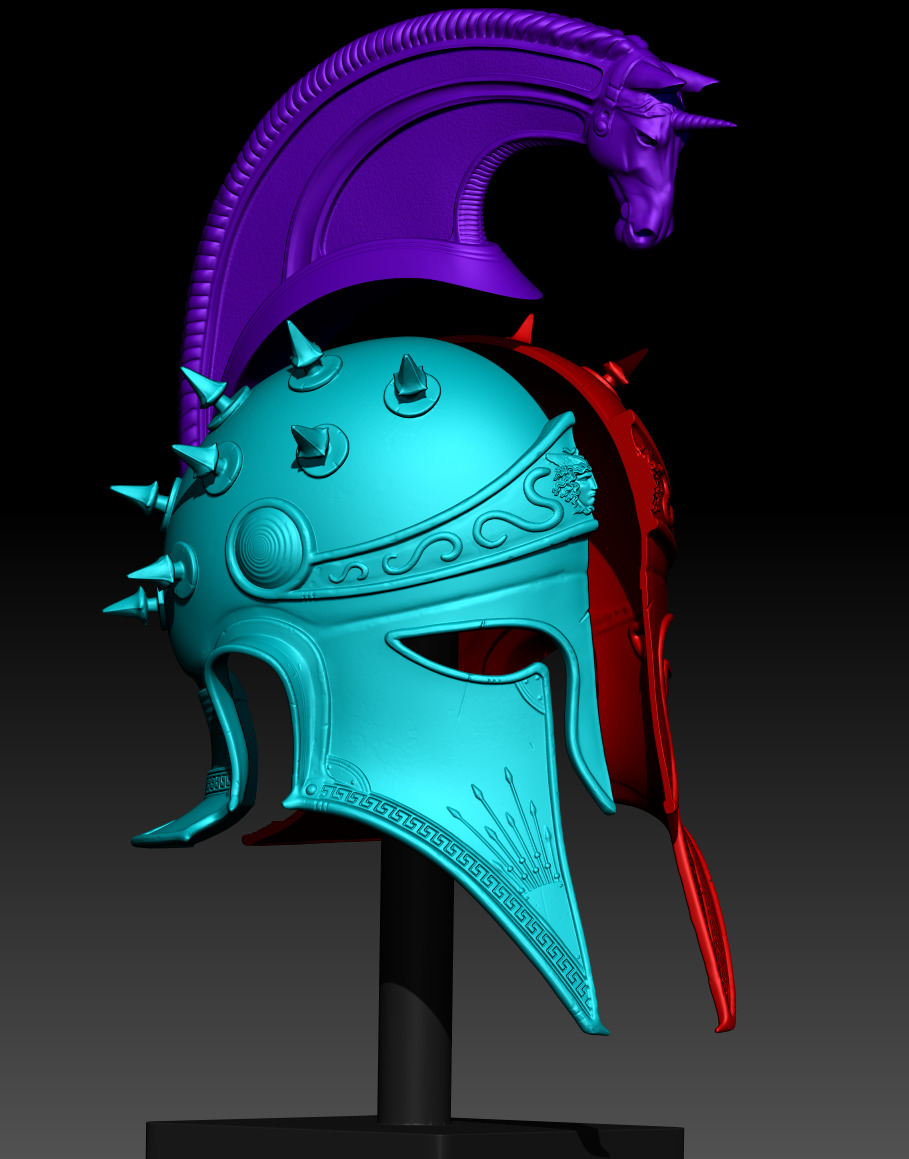 Perseus Helm II 3D print model_16