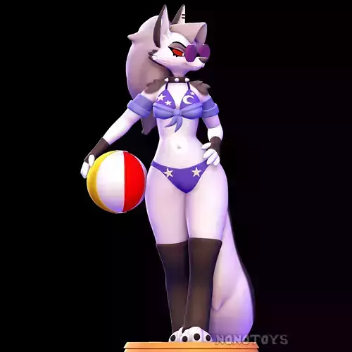  Loona at the Beach - NSFW and SFW 3D print model