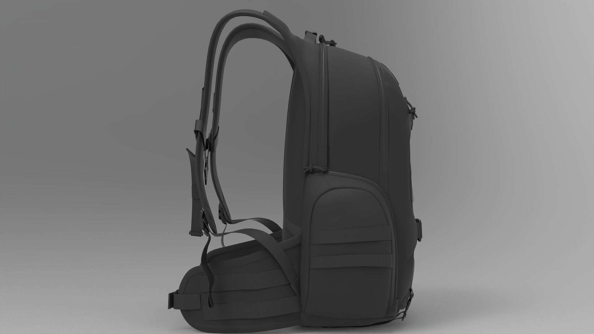  Realistic Backpack 3D Model PBR Textures Game Film Ready 001 Low-poly 3D model_5