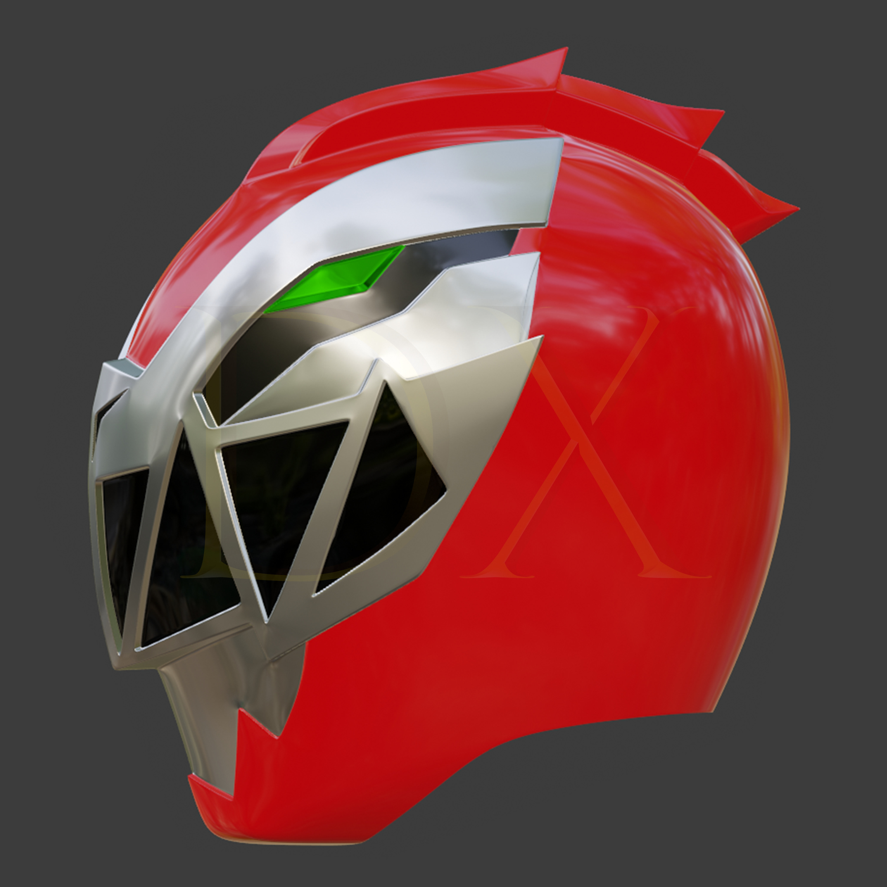 Ryusoulger Red - Dino Fury Red 3D print model_1