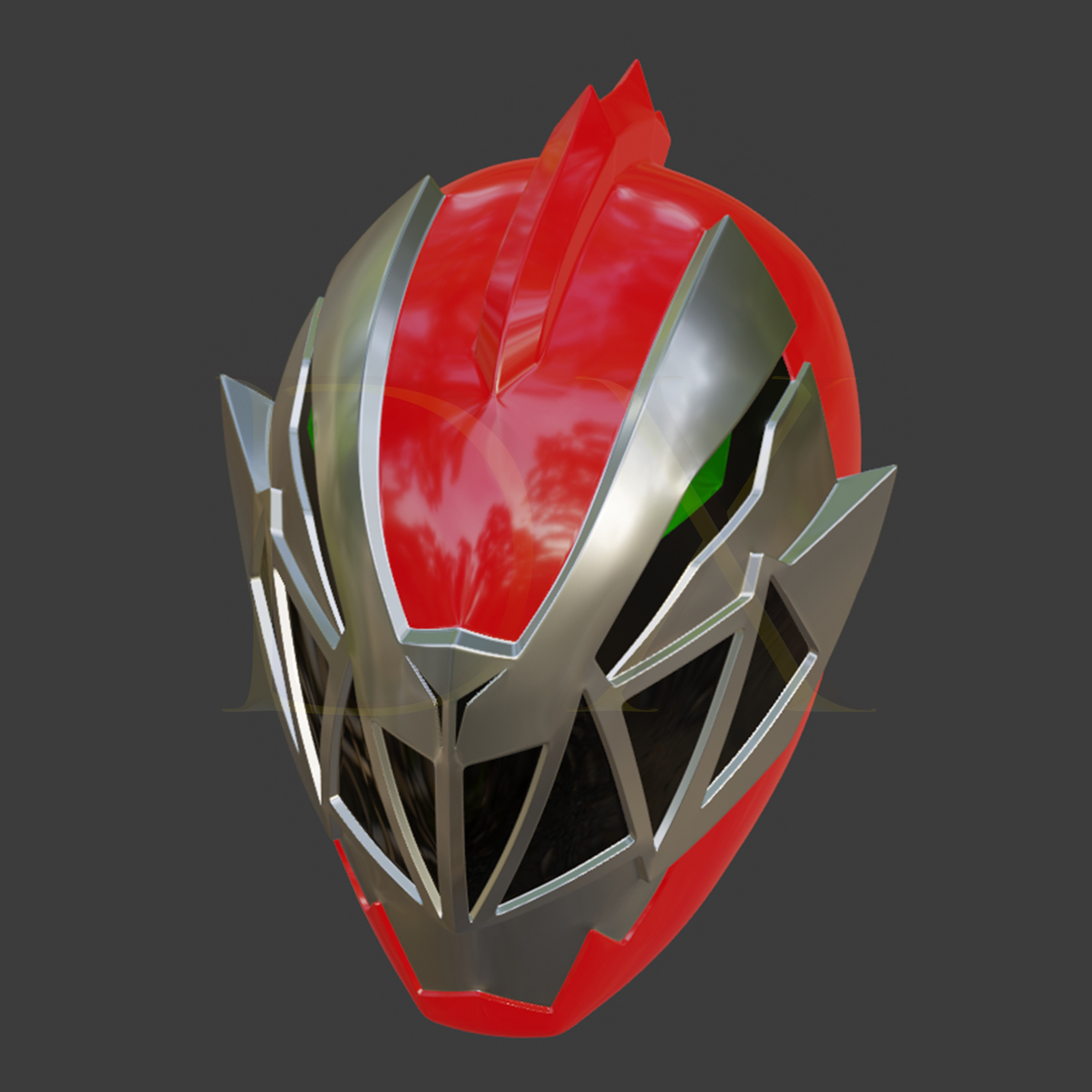 Ryusoulger Red - Dino Fury Red 3D print model_3