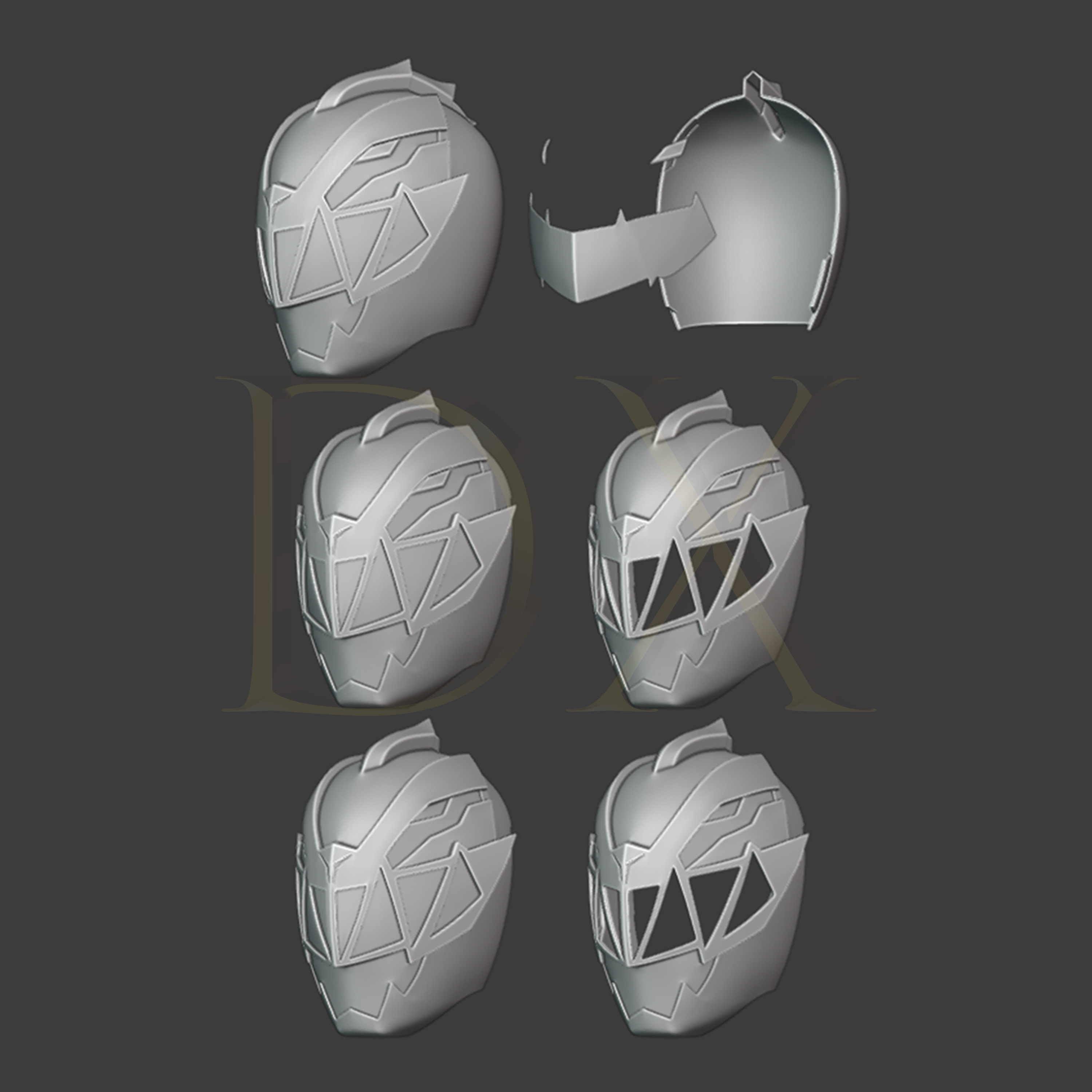 Ryusoulger Red - Dino Fury Red 3D print model_5