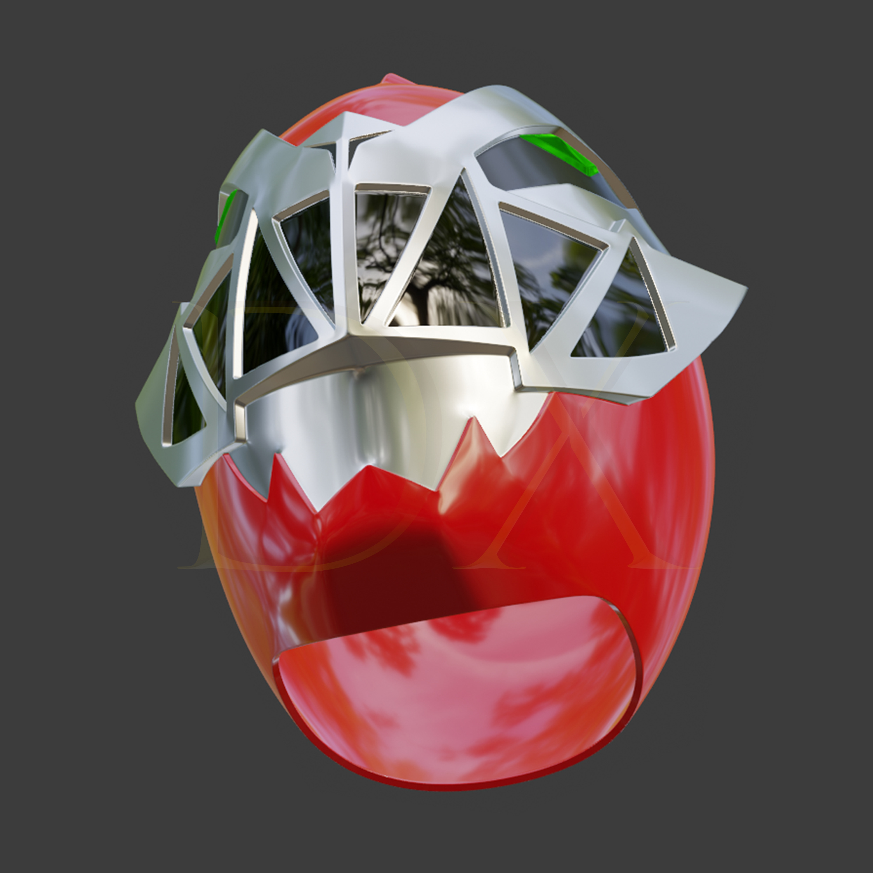 Ryusoulger Red - Dino Fury Red 3D print model_4