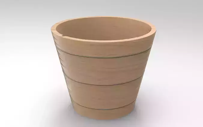 Pula Champagne Cooler Low-poly 3D model