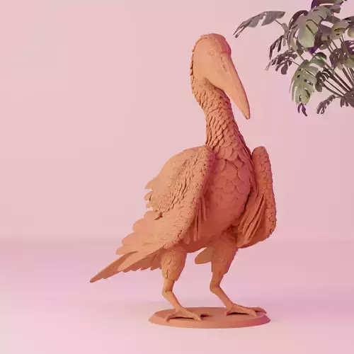 3D Printable Ichthyornis Miniature