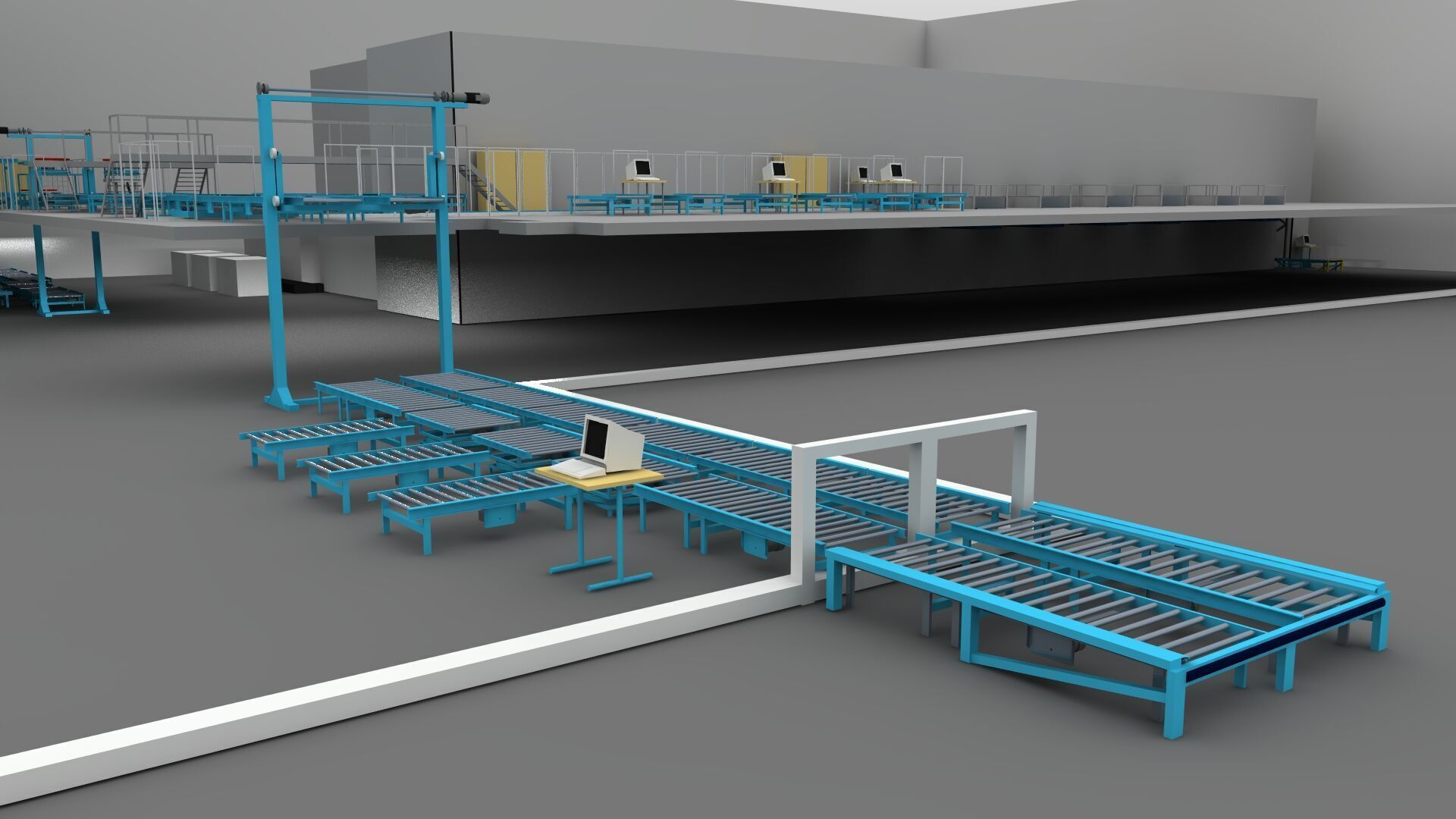 Warehouse 3D model_3