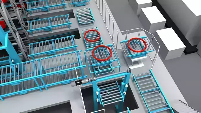 Warehouse 3D model