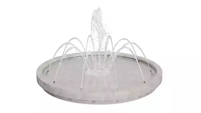 Modern Fountain Animated