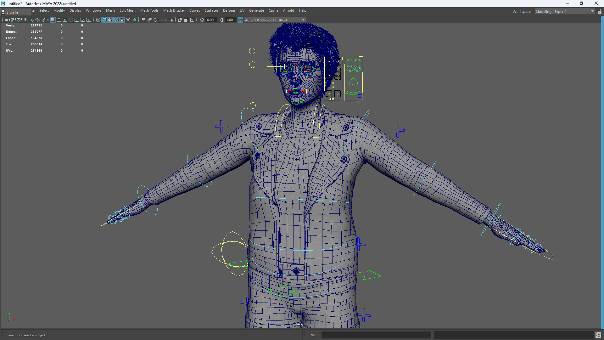 Realistic Girl Short Hair Character Urban Female Modern Low-poly 3D model_18