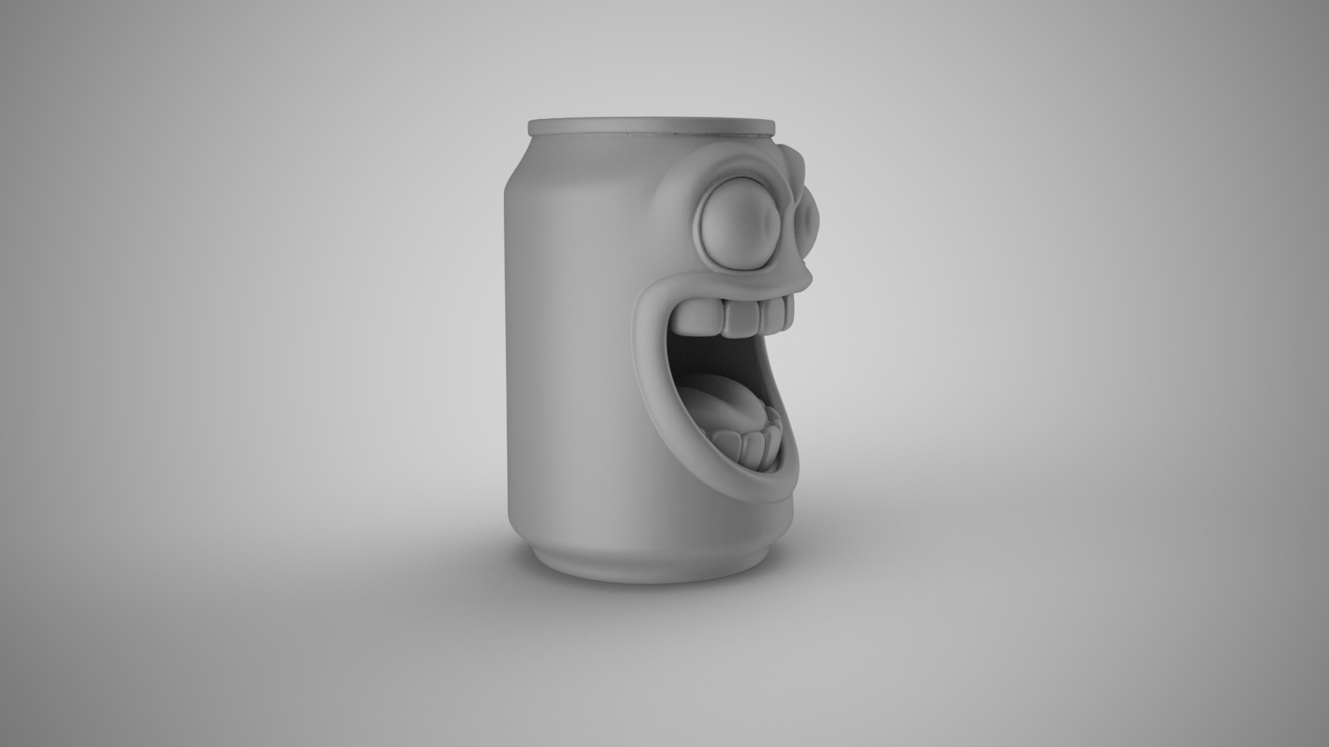 Crazy Tin Can 3D print model_1