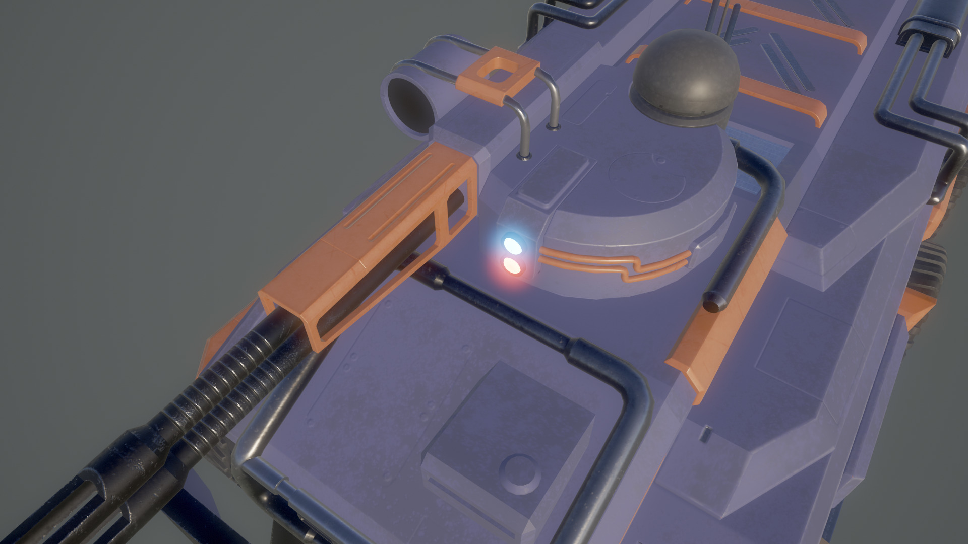 A police armored car model  LowPoly  Low-poly 3D model_9