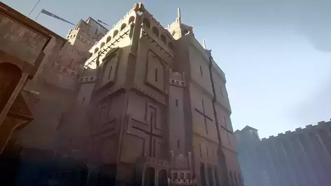 Castle II Environment Pack Low-poly 3D model