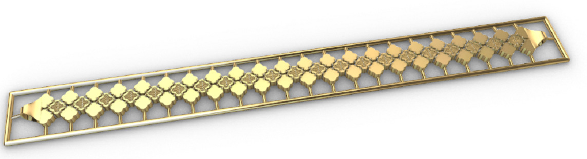 Gold bracelet chains new collection 1-50 3D print model 3D print model_44