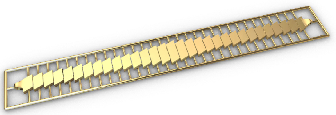 Gold bracelet chains new collection 1-50 3D print model 3D print model_21