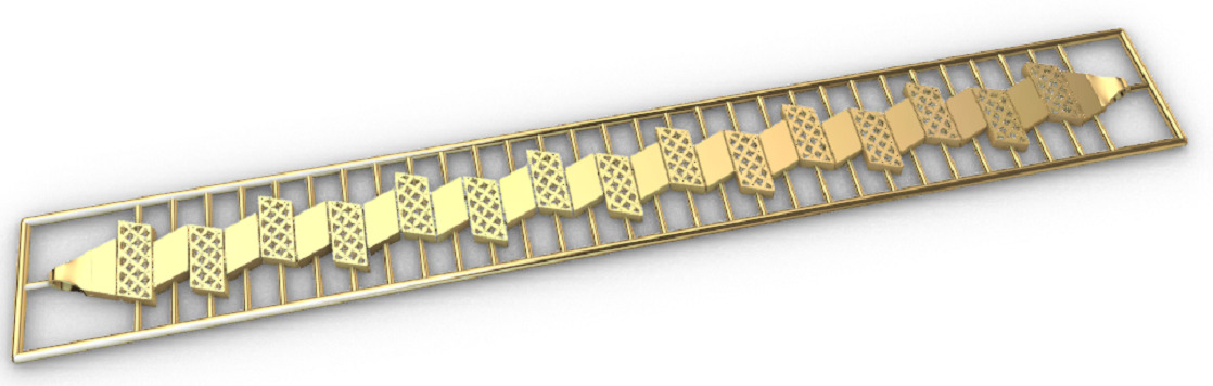 Gold bracelet chains new collection 1-50 3D print model 3D print model_20