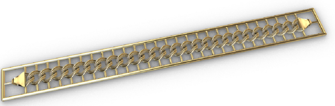 Gold bracelet chains new collection 1-50 3D print model 3D print model_25