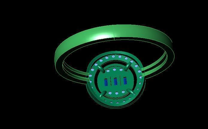 Baguette Ring 3D print model_4