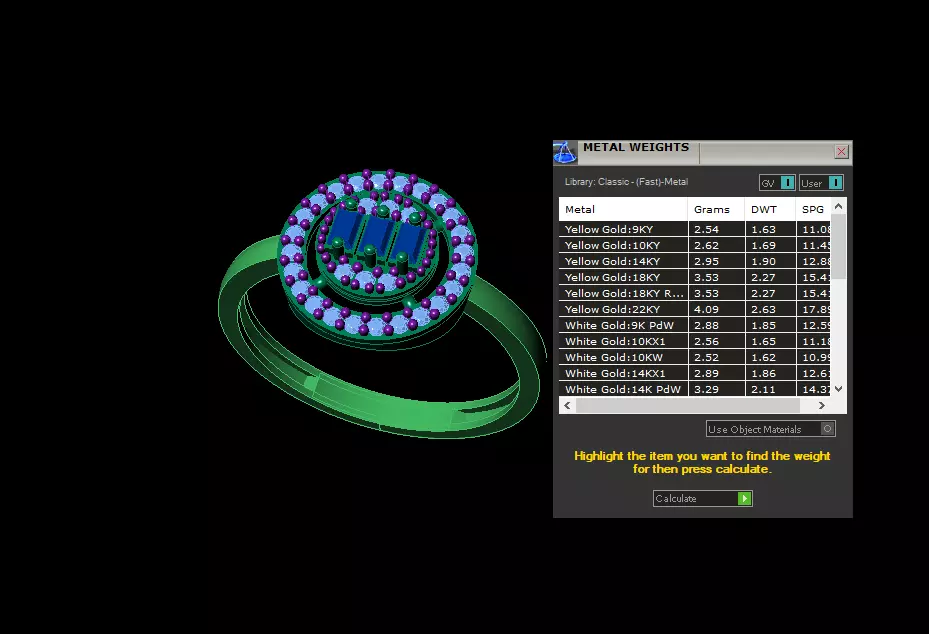 Baguette Ring 3D print model_1