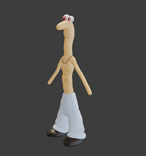 Smiling Friends - DJ Spit Free low-poly 3D model