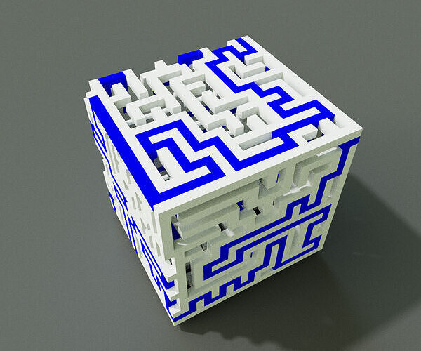 The Infinite Cube Maze 3D model