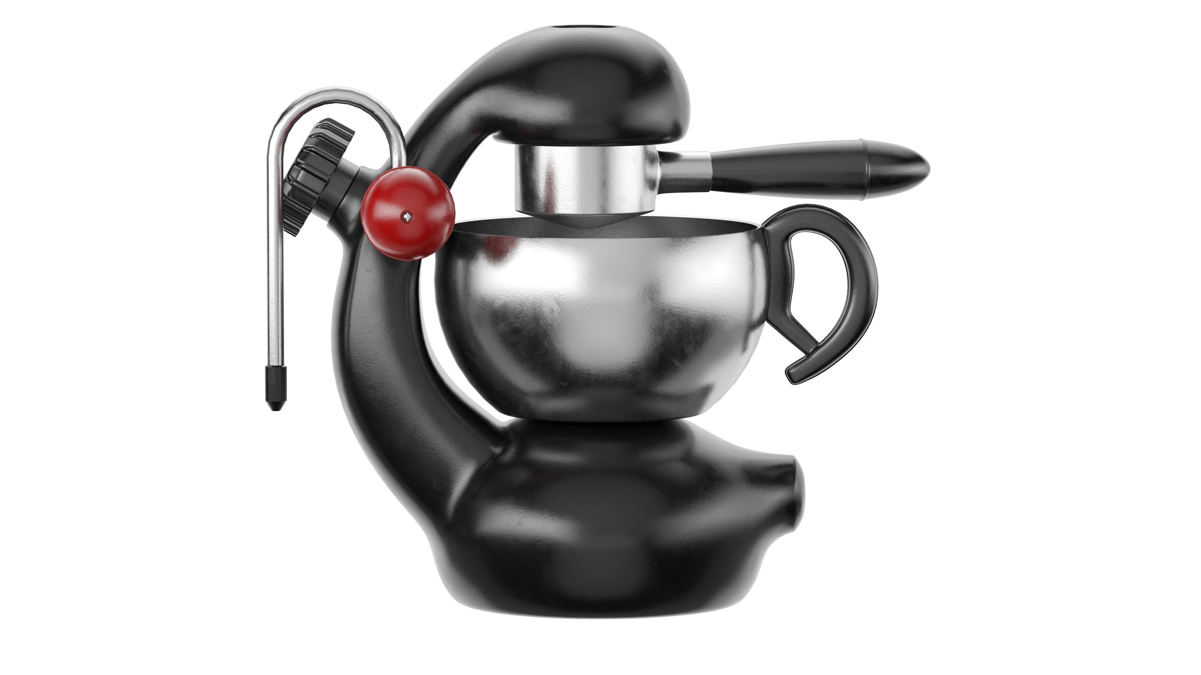 Atomic Coffee Maker 3D model_7