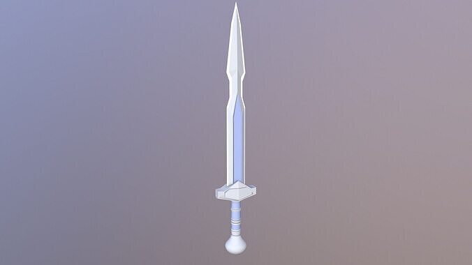 Ancient Sword Low-poly 3D model