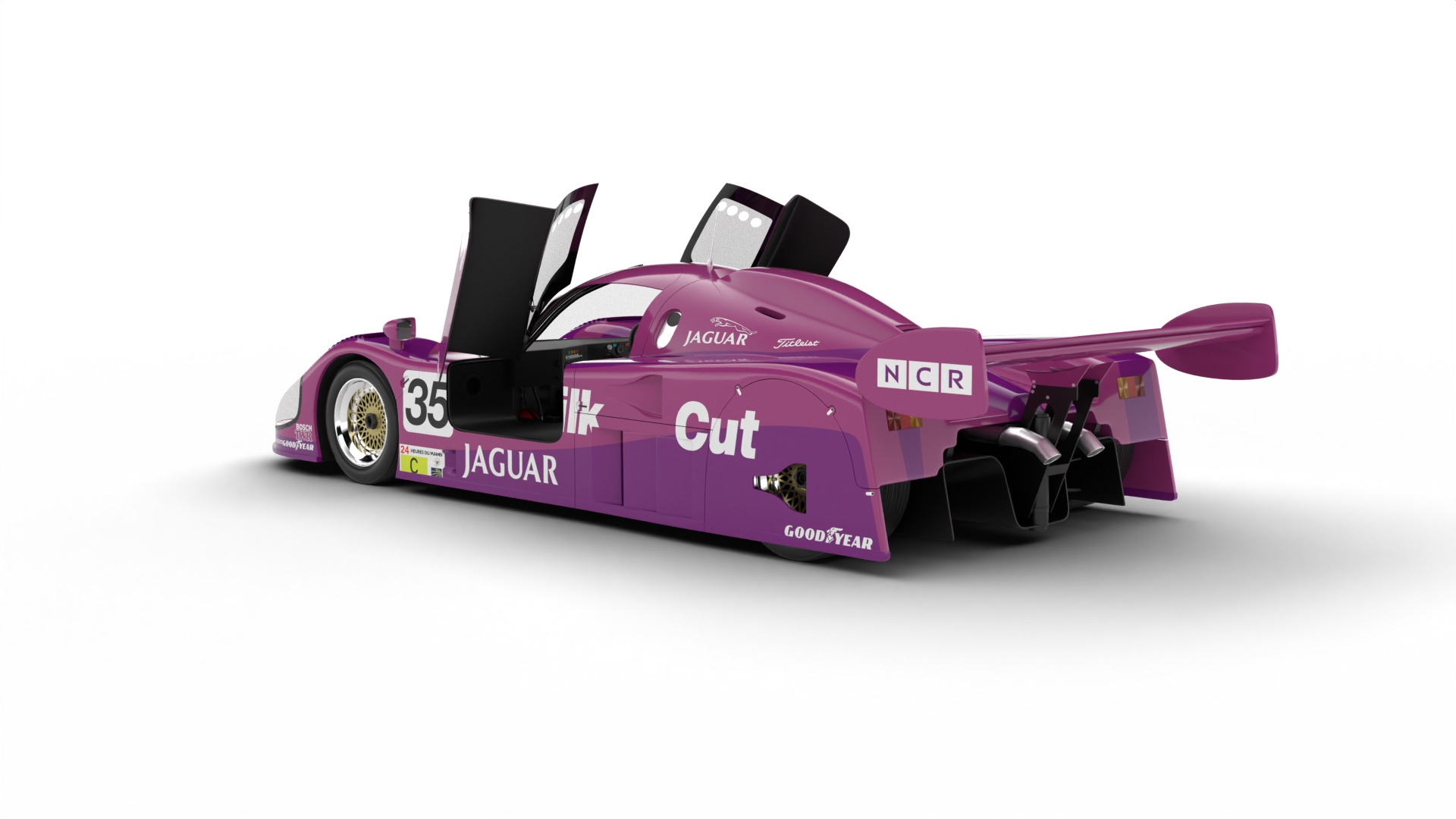 Pack Jaguar XJR-9 Racing 1988 HQ interior 3D Model Collection_6