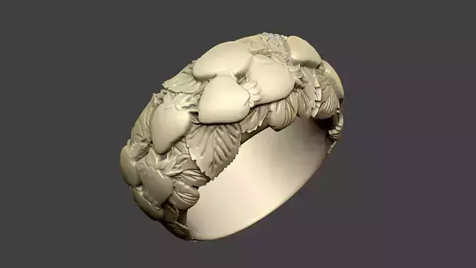 strawberry design soft fruit food wood 3D print model