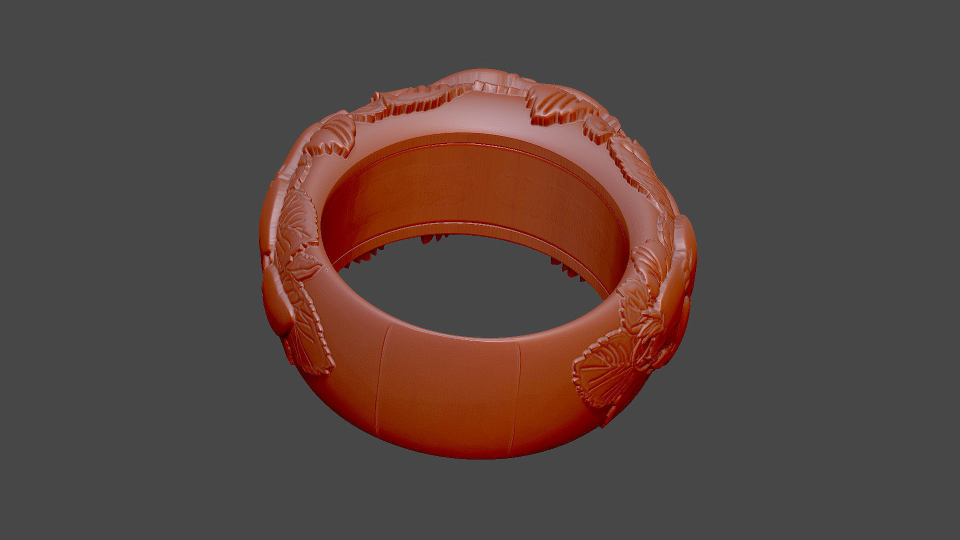 strawberry design soft fruit food wood 3D print model_6