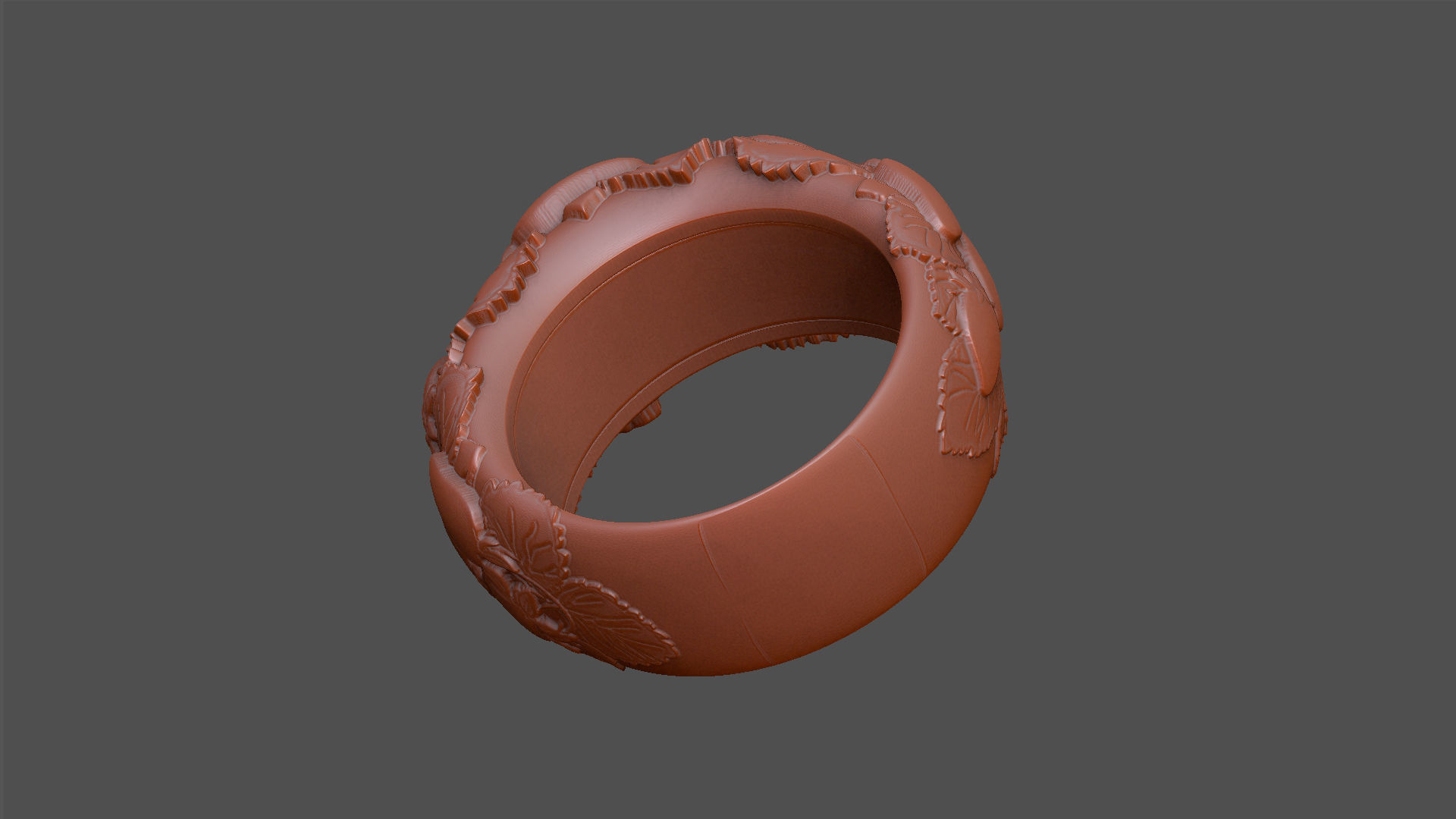 strawberry design soft fruit food wood 3D print model_8