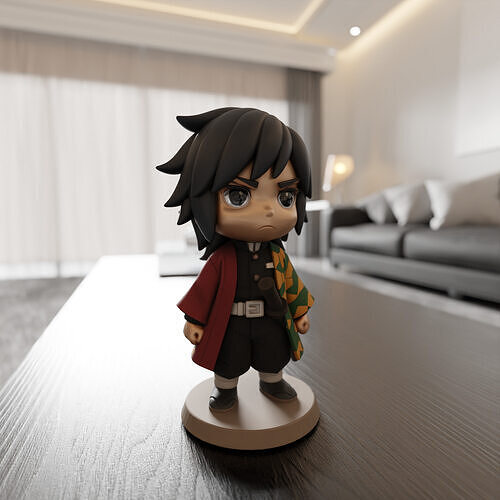 Giyu Tomioka 3D print model