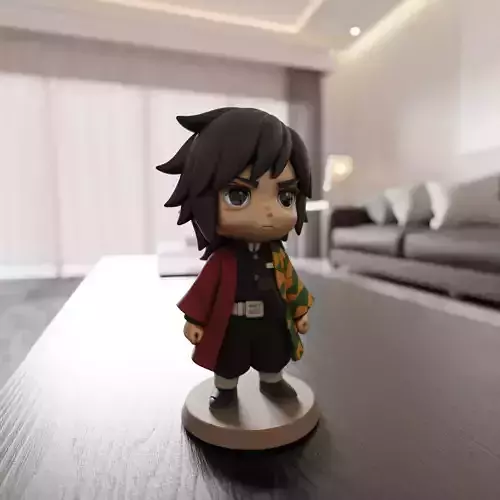 Giyu Tomioka 3D print model