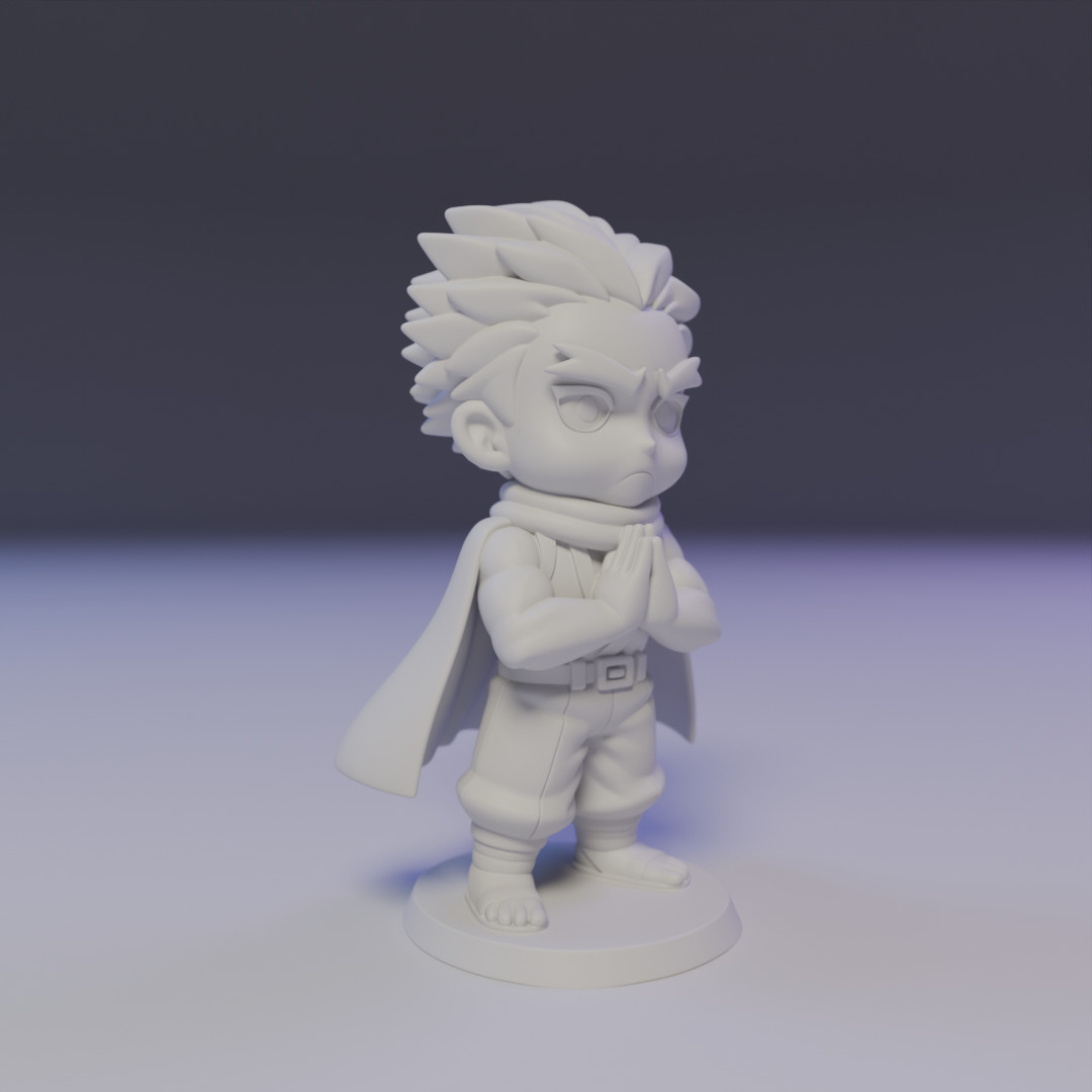 Gyomei Himejima 3D print model_7
