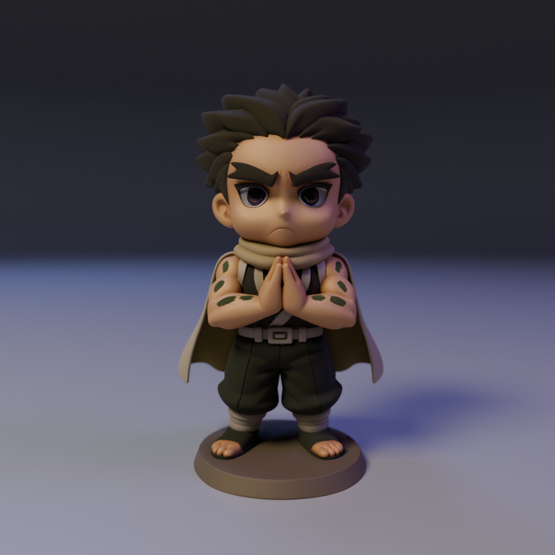 Gyomei Himejima 3D print model_16