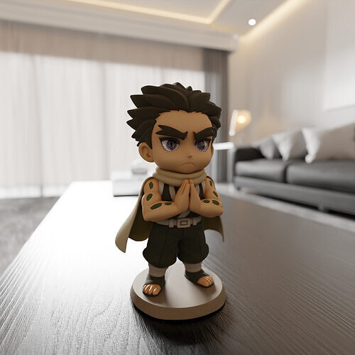Gyomei Himejima 3D print model
