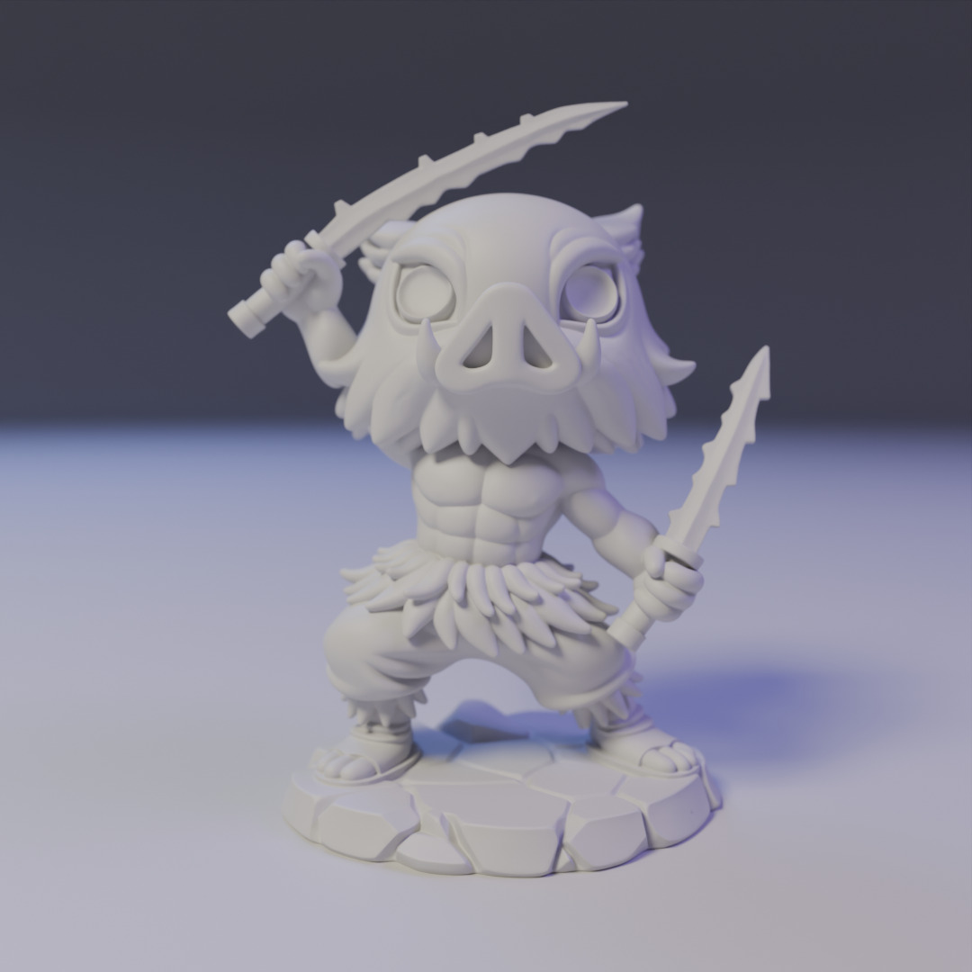 Inosuke Hashibira 3D print model_15