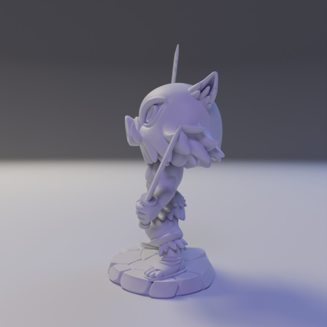 Inosuke Hashibira 3D print model_3