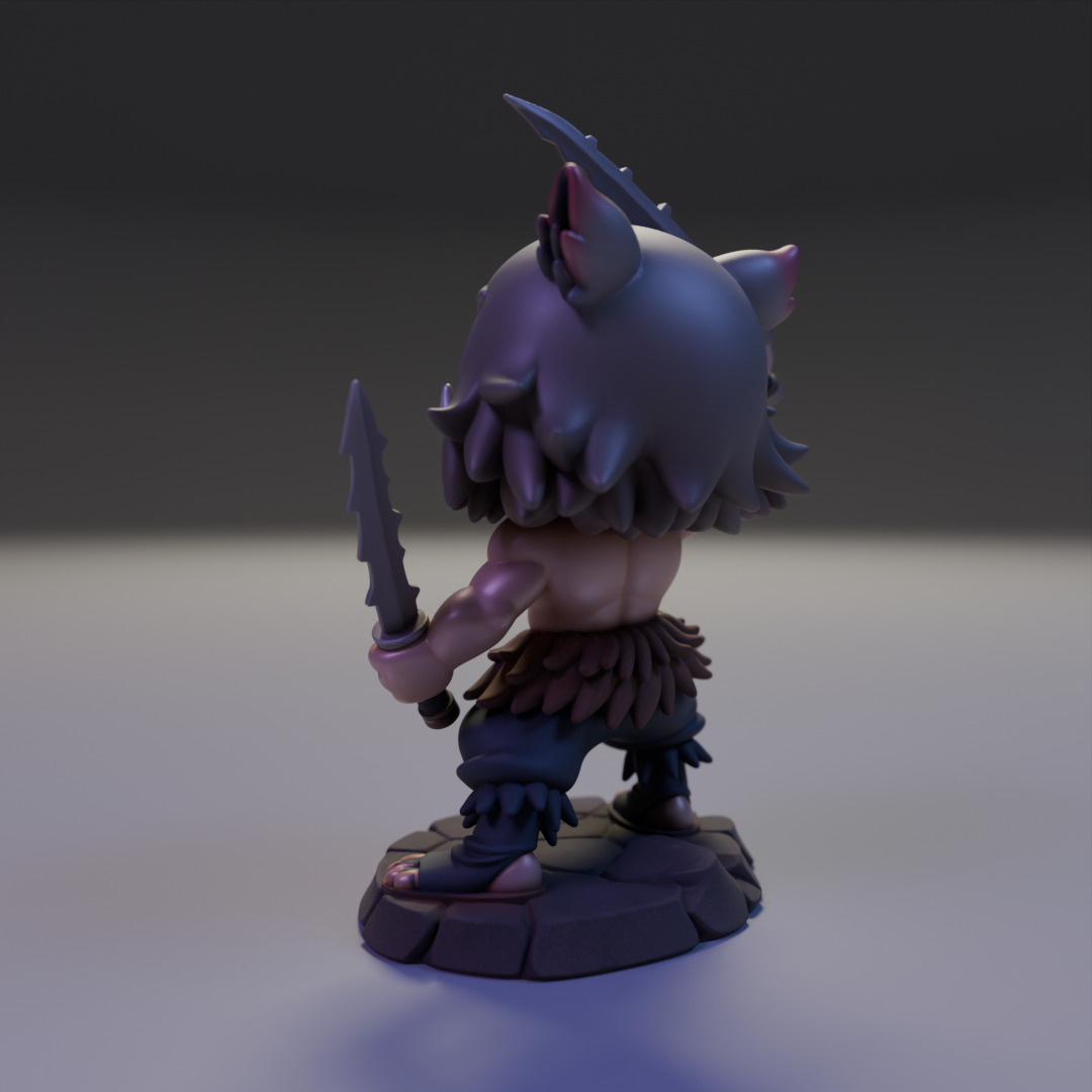 Inosuke Hashibira 3D print model_12