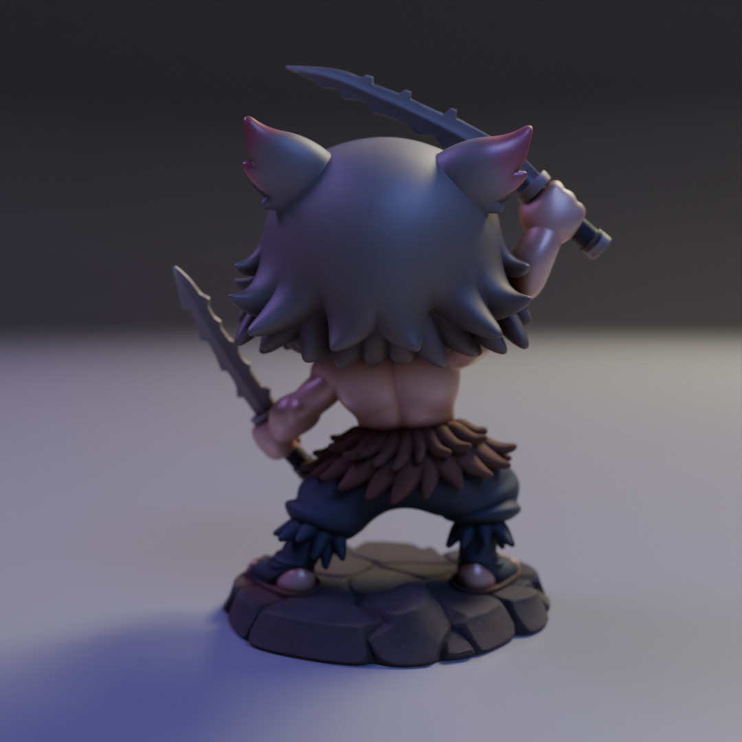 Inosuke Hashibira 3D print model_6