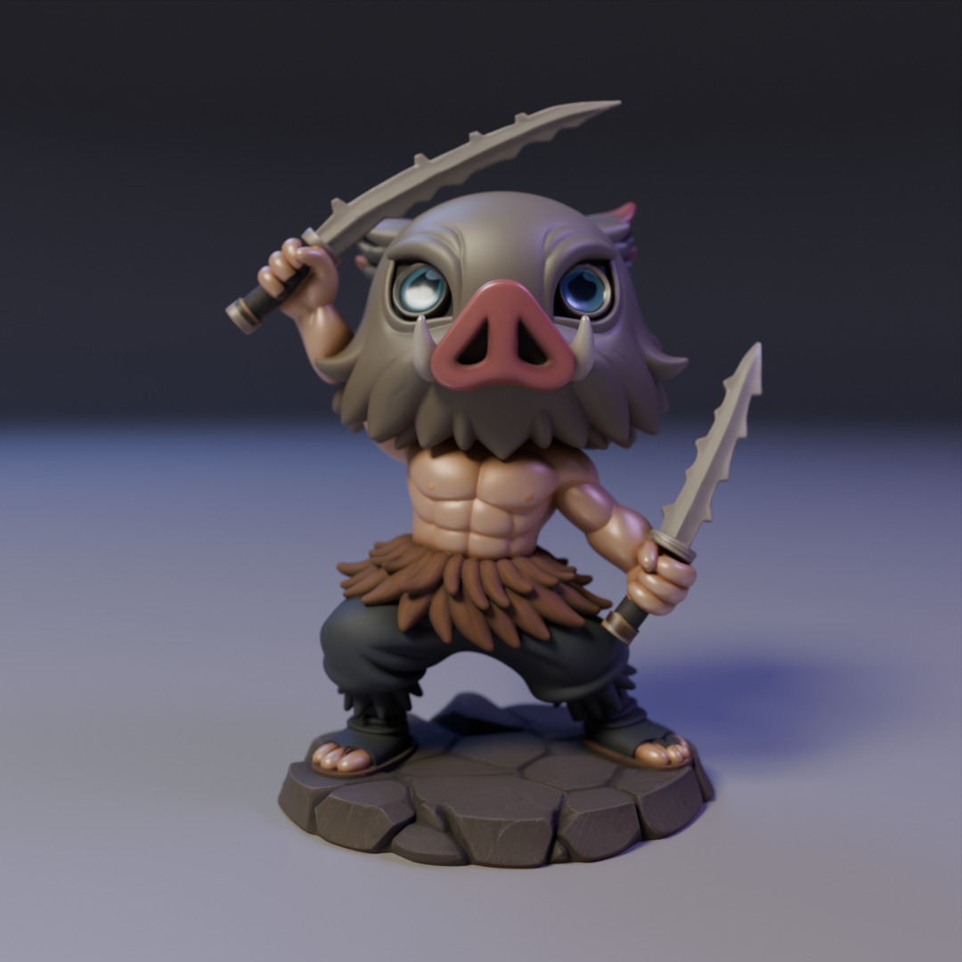 Inosuke Hashibira 3D print model_16