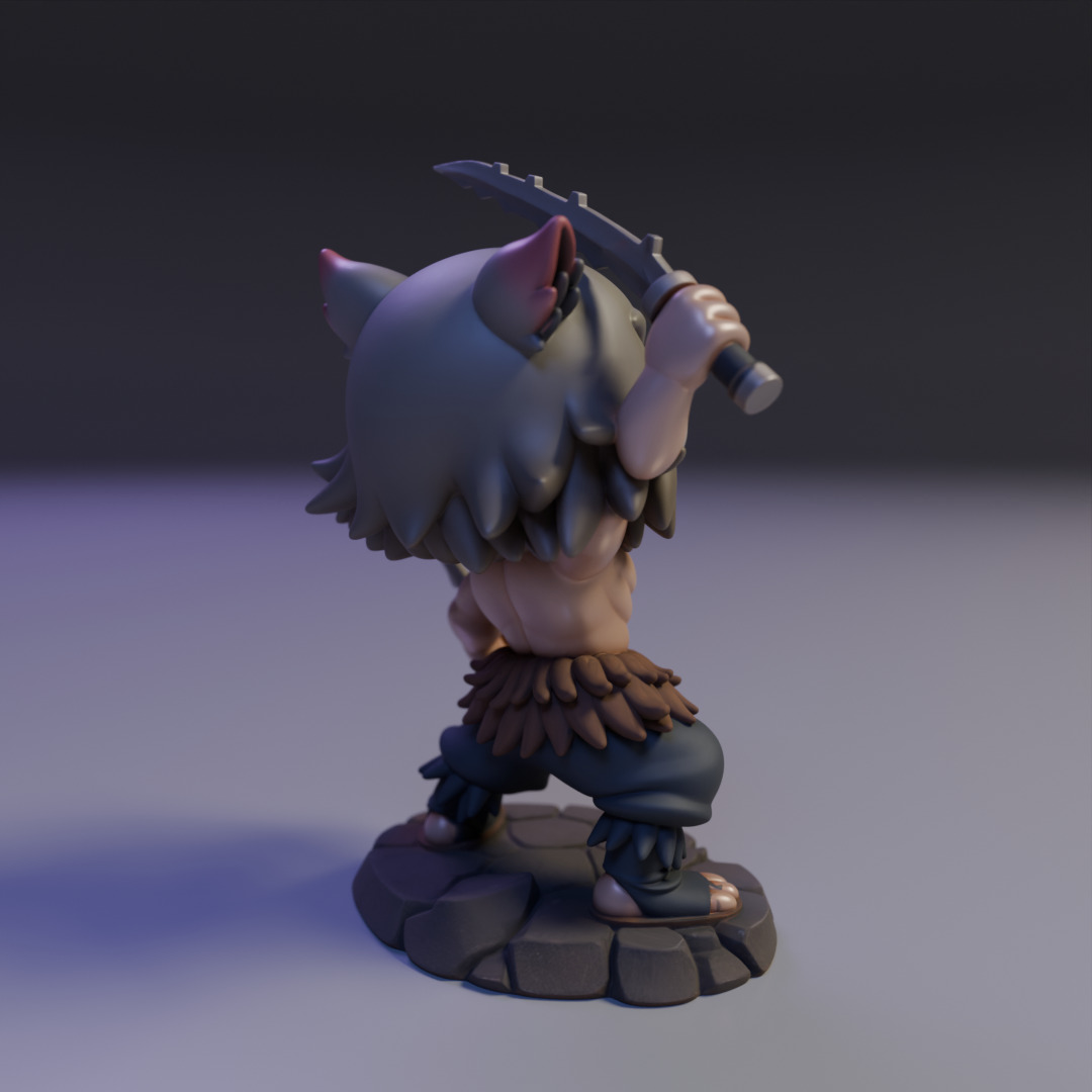 Inosuke Hashibira 3D print model_14