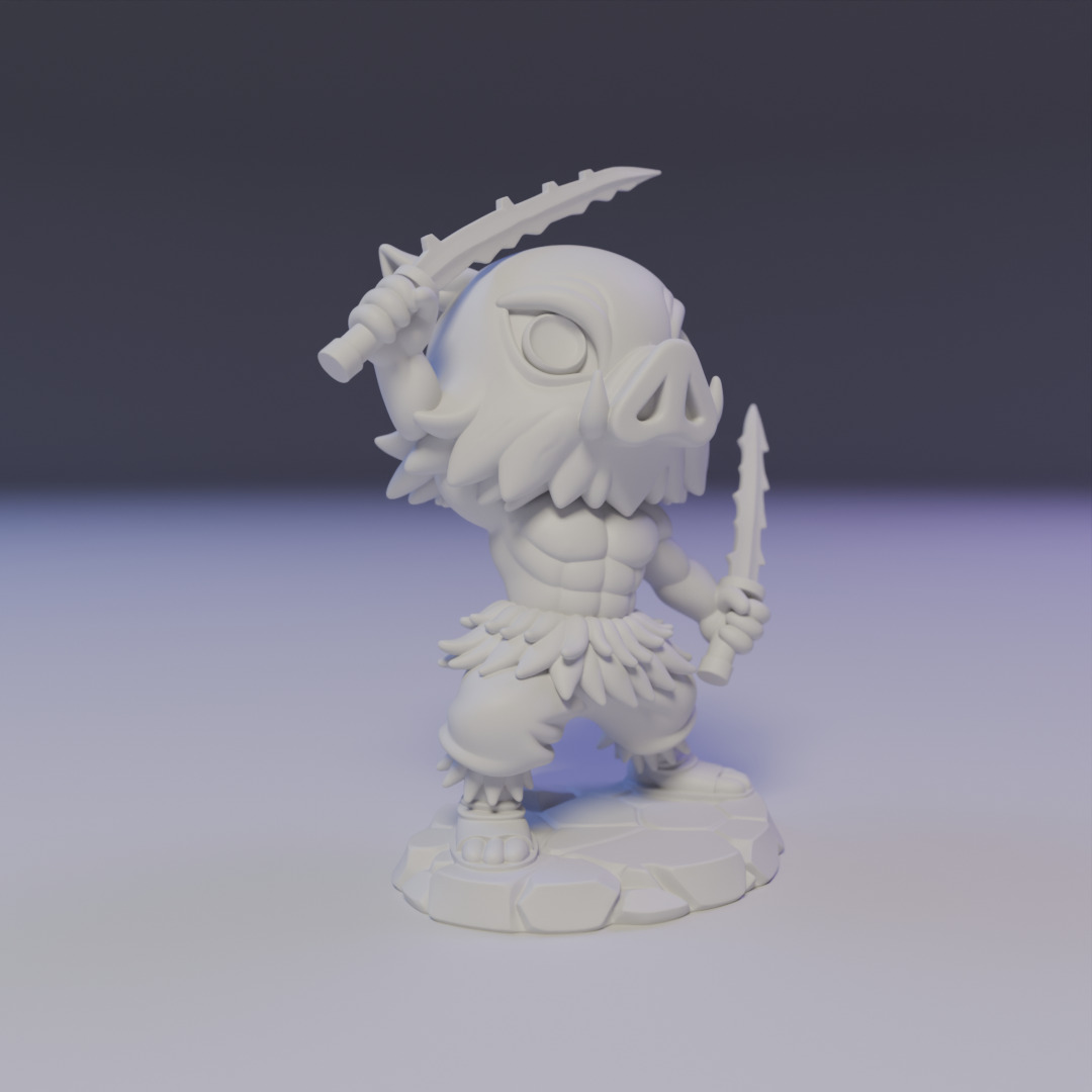 Inosuke Hashibira 3D print model_7