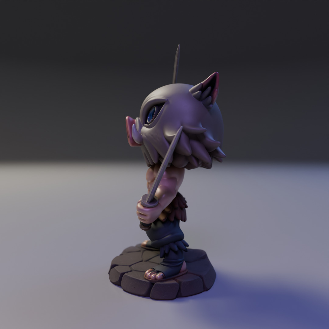 Inosuke Hashibira 3D print model_4