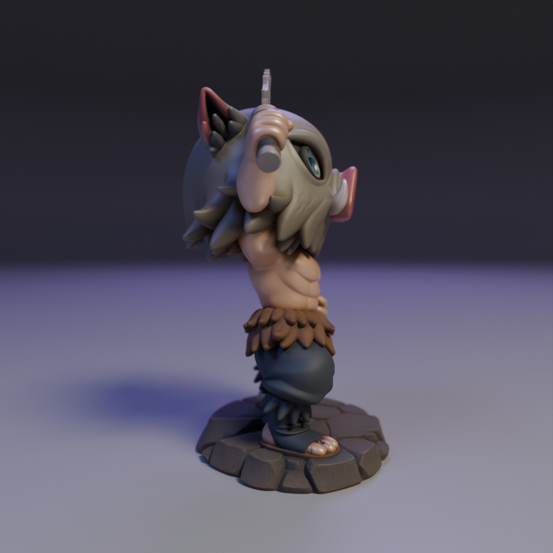 Inosuke Hashibira 3D print model_2