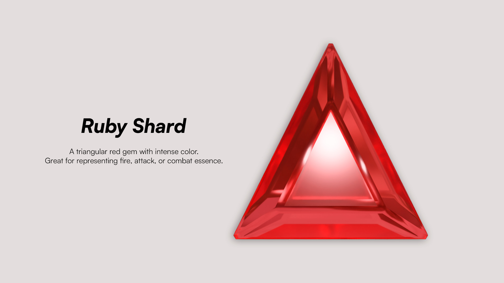 Stylized Gem Pack 7 Unique Crystal Models Game Ready Low-poly 3D model_9